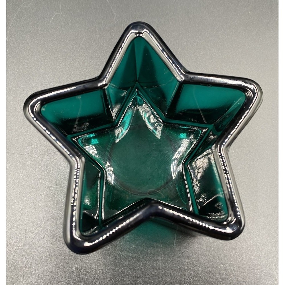 5 Point Green‎ Star Votive Candle Holder